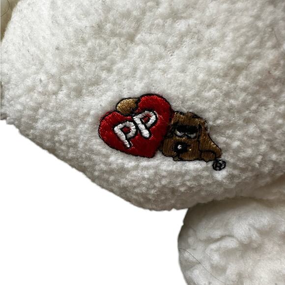 1986 Tonka Plush POUND PUPPIES White poodle Dog Toy - Picture 4 of 7